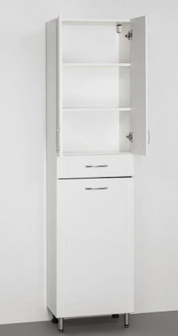 Шкаф-пенал напольный Style Line Эко Стандарт 48 см белый, напольные - фото 4