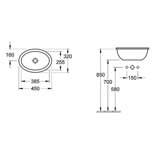 Схема, встраиваемые (в столешницу) - фото 5
