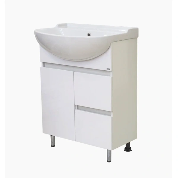 Тумба под раковину напольная Misty Амур 60 см с 2 ящиками - фото 3