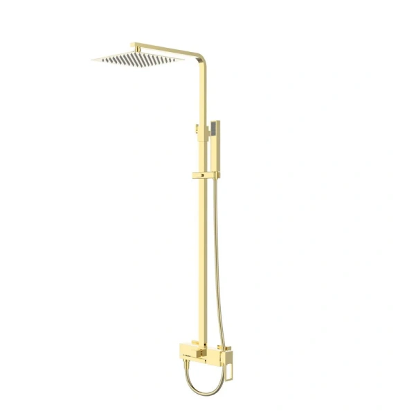 Душевая стойка BelBagno Luce со смесителем хром - фото 3