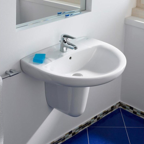 Раковина Roca Victoria 327395000, подвесные, на полупьедестал, на пьедестал, пристенные - фото 3