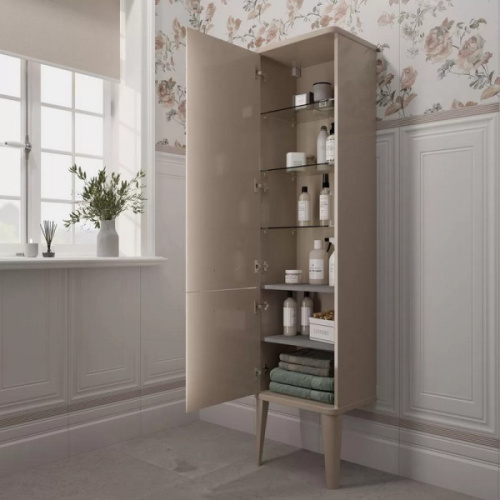 Шкаф-пенал напольный Kerama Marazzi Pompei 43 см камео бежевый, напольные - фото 5