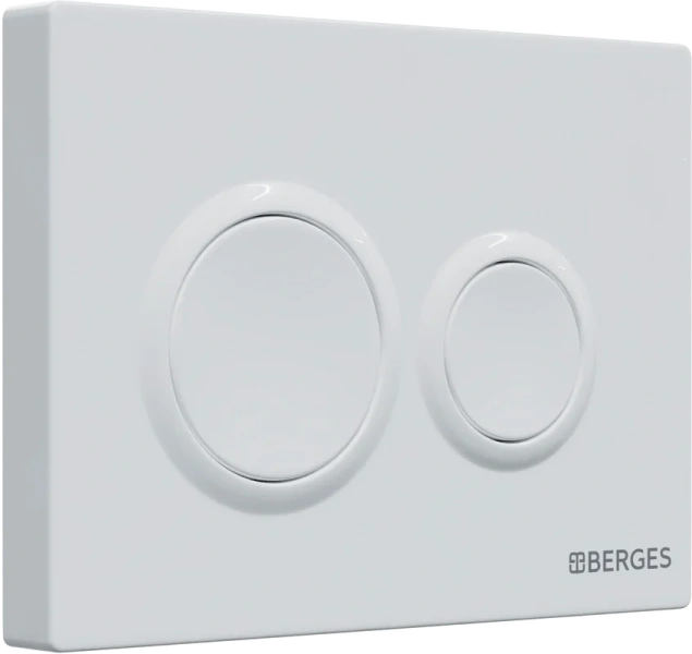 Инсталляция для унитаза BERGES Novum кнопка белая, настенные, напольные - фото 7