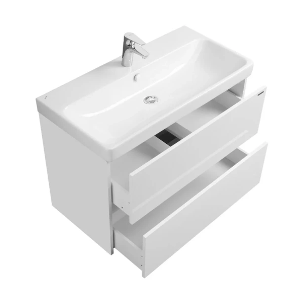 Тумба с раковиной подвесная Акватон Сканди 1A2519K0SD 90 см ЛДСП, в наличии - фото 2