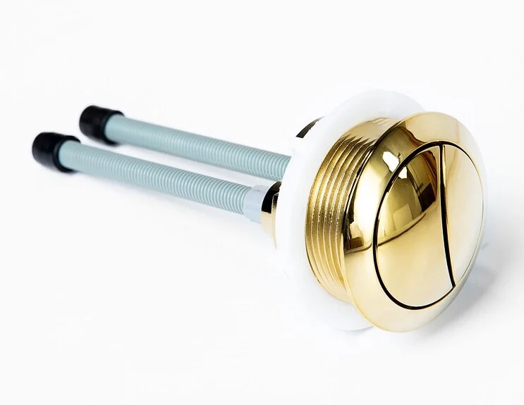 Кнопка арматуры бачка Cezares золото - фото 1