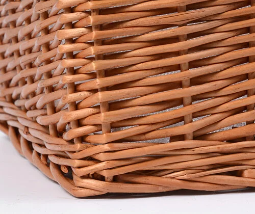 Корзина для белья WasserKRAFT Dinkel плетеная - фото 4