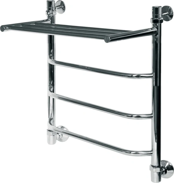 Полотенцесушитель водяной Ника Trapezium 50x40 см хром - фото 2