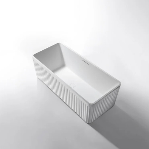 Ванна из искусственного камня ALTROBAGNO Cinzia 090106 170x75 см белая матовая, белые - фото 8