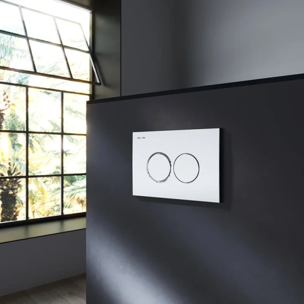 Клавиша смыва Am.Pm ProC хром матовый, пластиковые - фото 4