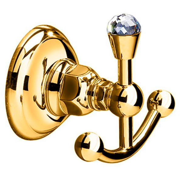 Крючок для ванной тройной, фурнитура 34 Crystal, Nicolazzi Classica 1481 - фото 17