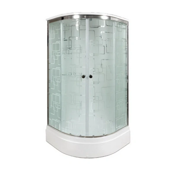 Душевая кабина Deto EM 90x90 см с радио, со средним поддоном - фото 3