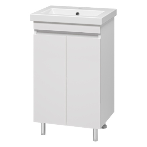 Тумба под раковину напольная Misty Енисей 46 см белая, в наличии - фото 2