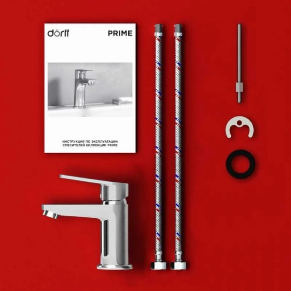 Смеситель для раковины Dorff Prime однорычажный, однорычажные, двухрычажные - фото 7