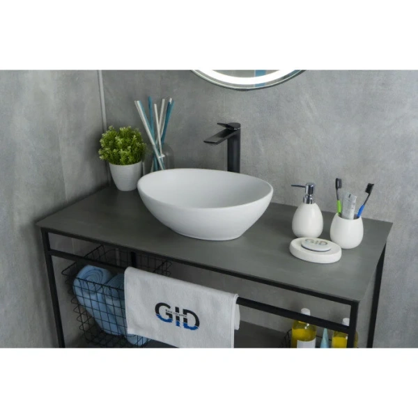 Раковина GID Lago N900 41 см белая - фото 3