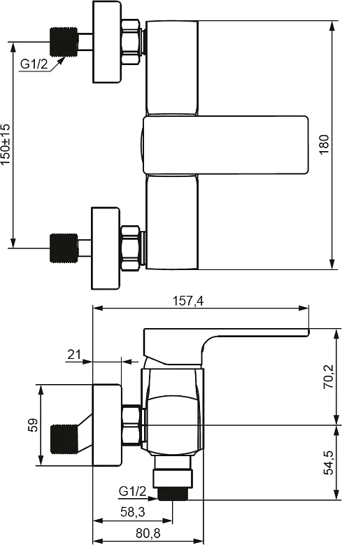 Смеситель для душа Damixa Gala черный, черные - фото 4