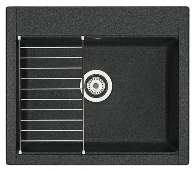Мойка для кухни Акватон Делия 60 см графит - фото 2
