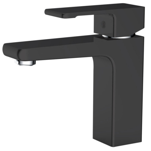Смеситель для раковины ALTROBAGNO Lamberto 0124 черный матовый - фото 1