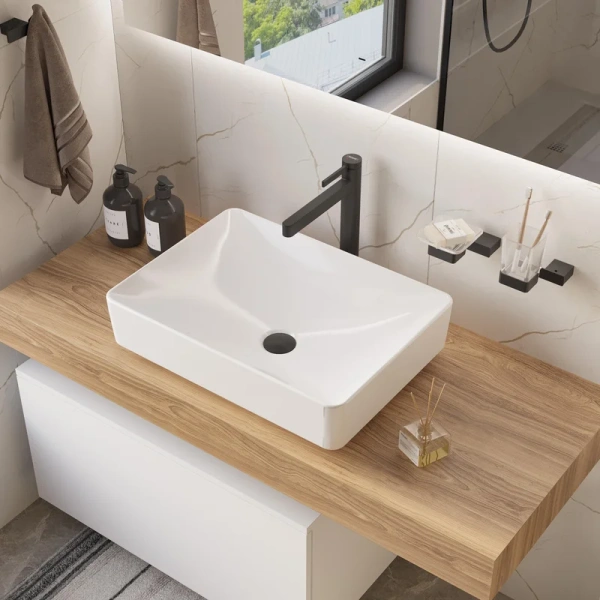 Раковина Geberit VariForm 55 см белая - фото 2