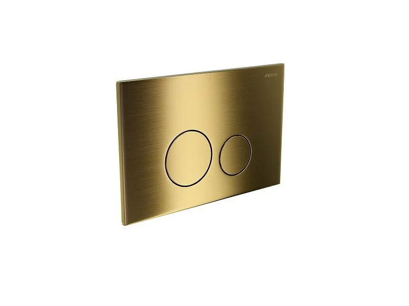 Клавиша смыва Акватек титановое золото матовое - фото 3