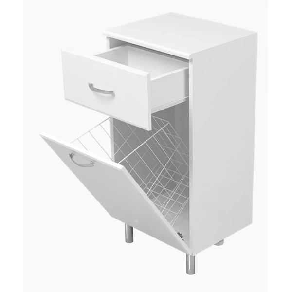 Тумба напольная Misty Люси 40 см с бельевой корзиной, напольные - фото 5