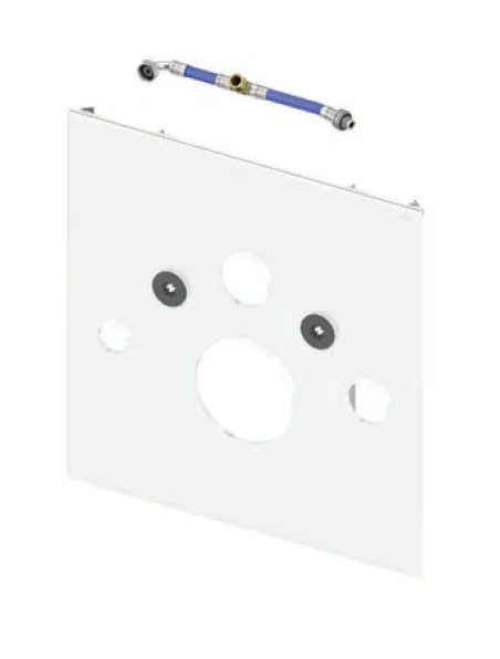 Нижняя стеклянная панель для установки унитаза-биде, цвет белый, Tece TECElux 9650101, в наличии - фото 3