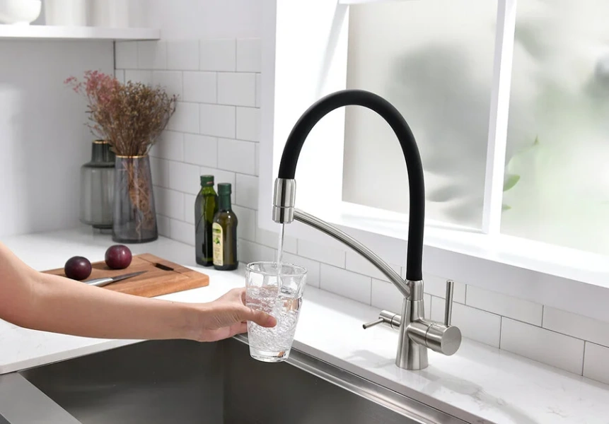 Смеситель для кухни Paulmark Siegen Si213111 с питьевой водой и гибким изливом - фото 4