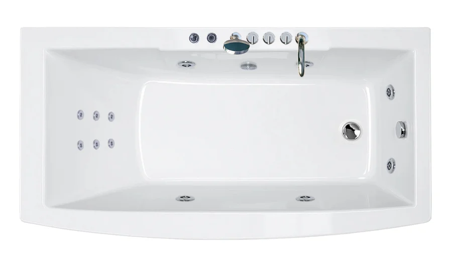 Ванна гидромассажная Royal Bath Fato Comfort RB326100CO, 170 x 85 см, белый - фото 3