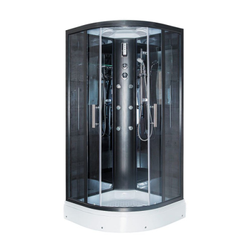 Душевая кабина Erlit Eclipse 100x100 см с гидромассажем - фото 1