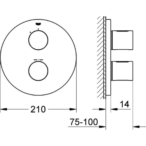 Смеситель для душа термостатический Grohe Grohtherm 3000 Cosmopolitan 19467 - фото 3