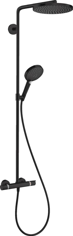 Душевая стойка Hansgrohe Raindance Select S матовый черный - фото 1