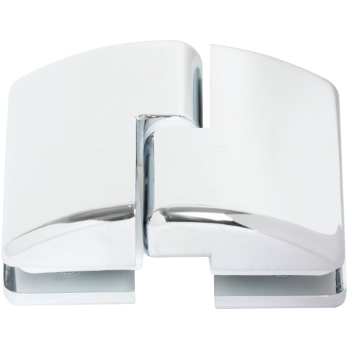 Душевой уголок профиль глянцевый хром стекло шиншилла Vegas-glass, хром - фото 4