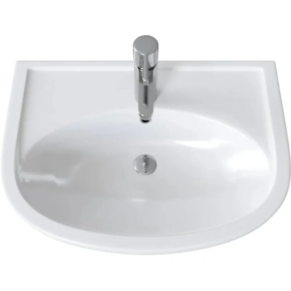 Тумба под раковину напольная Misty Уют 60 см белая - фото 3