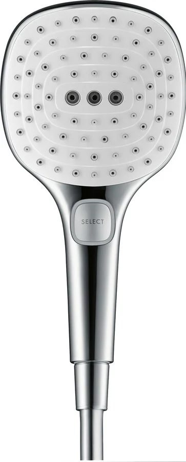 Душевой комплект Hansgrohe Raindance Select E белый/хром, душевые комплекты, наборы - фото 2