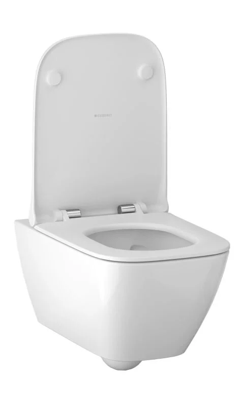 Унитаз подвесной Geberit Smyle Square с крышкой-сиденьем микролифт - фото 3