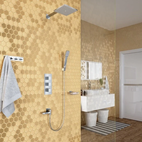 Душевой комплект Timo Tetra-thermo SX-0199 с термостатом - фото 4