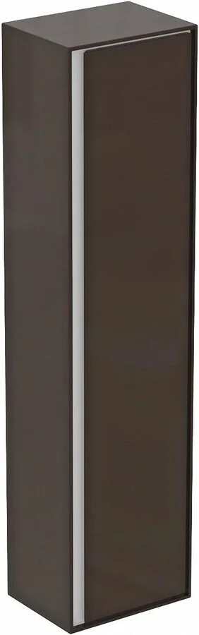Шкаф-пенал подвесной Ideal Standard Connect Air 40 см темно-коричневый с белым - фото 1