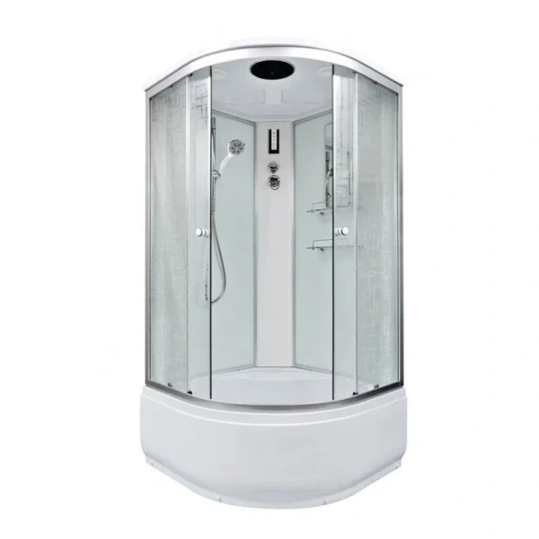 Душевая кабина Deto EM 100x100 см четверть круга - фото 1