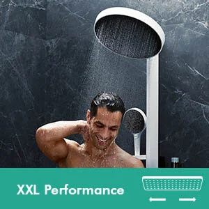 Душевая стойка Hansgrohe Rainfinity матовый белый, в наличии - фото 8