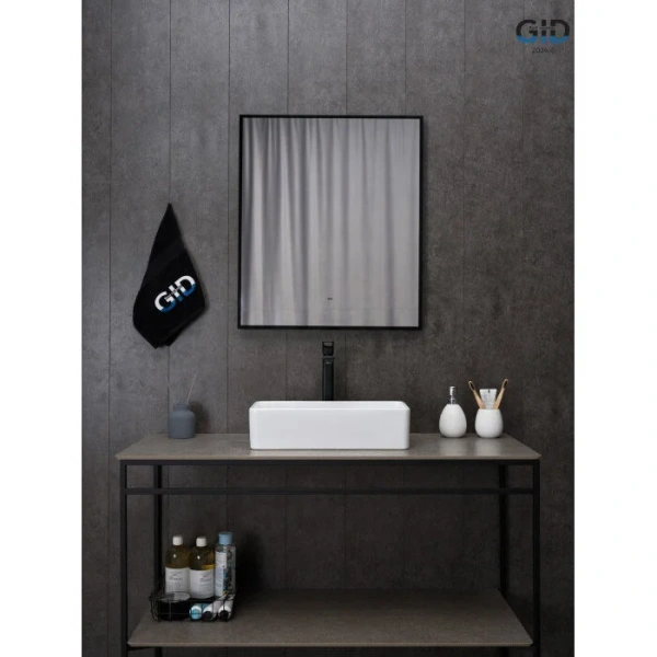 Раковина GID Geometrico N1104 46 см белая - фото 4