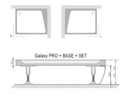 Панель для поддона Ravak Gigant Pro Set L 110x80 см левая index_1 - фото 3
