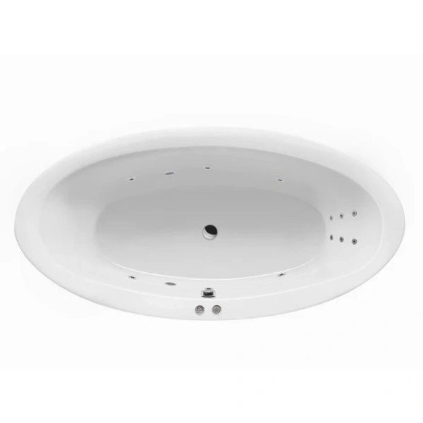Ванна гидромассажная Excellent Lumina Line 190 x 95 см, белый/хром, WAEX.LUM19.LINE.CR - фото 1