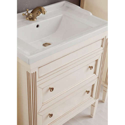 Тумба под раковину напольная Caprigo Albion Promo 80 см бежевая, напольная, пристенная - фото 4