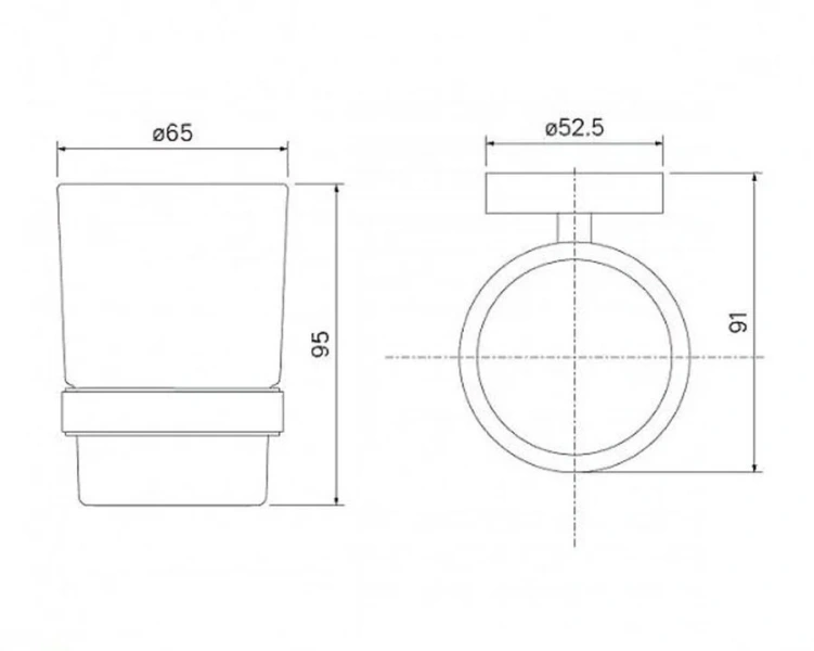 Стакан для ванной IDDIS Sena одинарный - фото 2