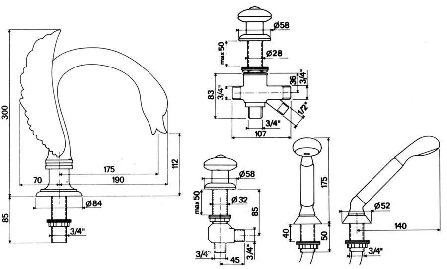 Смеситель для кухни Migliore Ermitage 2500 с поворотным изливом - фото 3
