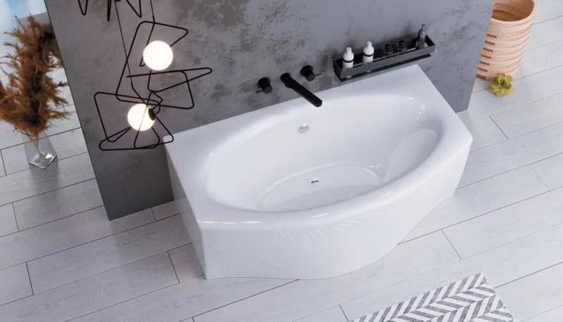 Ванна акриловая 1MarKa Nega 01нег1795 170 х 94 см, цвет белый - фото 3