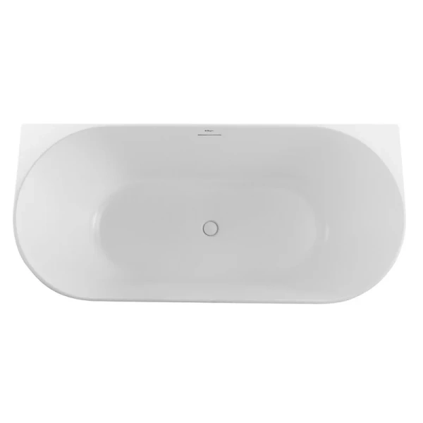 Ванна акриловая BelBagno 170x80 см пристенная белая матовая - фото 2