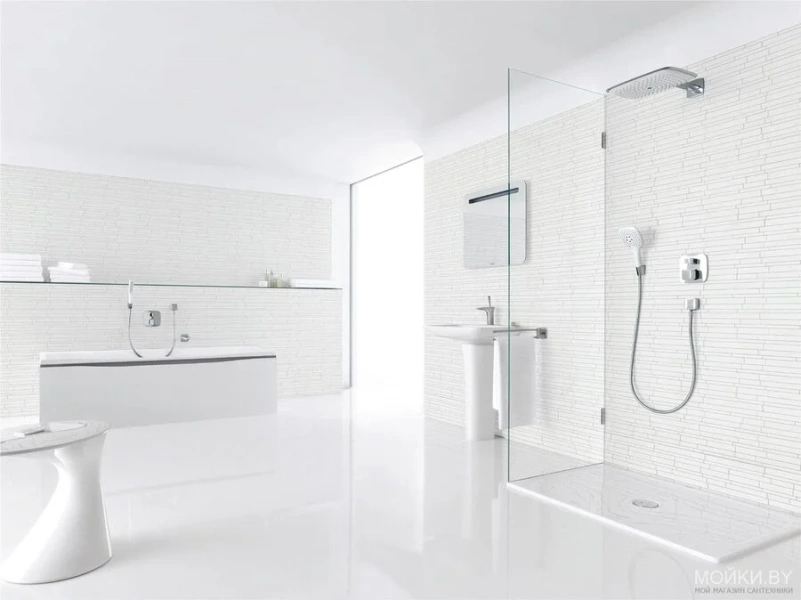 Лейка для душа Hansgrohe PuraVida хром-белый index_1 - фото 6