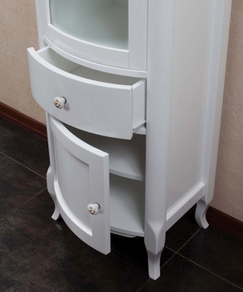 Шкаф-пенал, петли слева, стекло прозрачное, La Beaute Sabrina CSA.Sx index_1 - фото 3