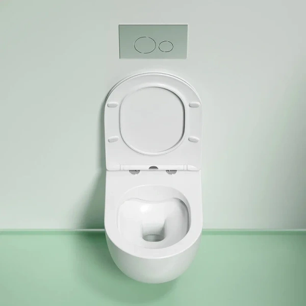 Унитаз подвесной Ceramica Nova Modena Rimless, белый матовый, с горизонтальным, прямым выпуском, с прямым выпуском - фото 7