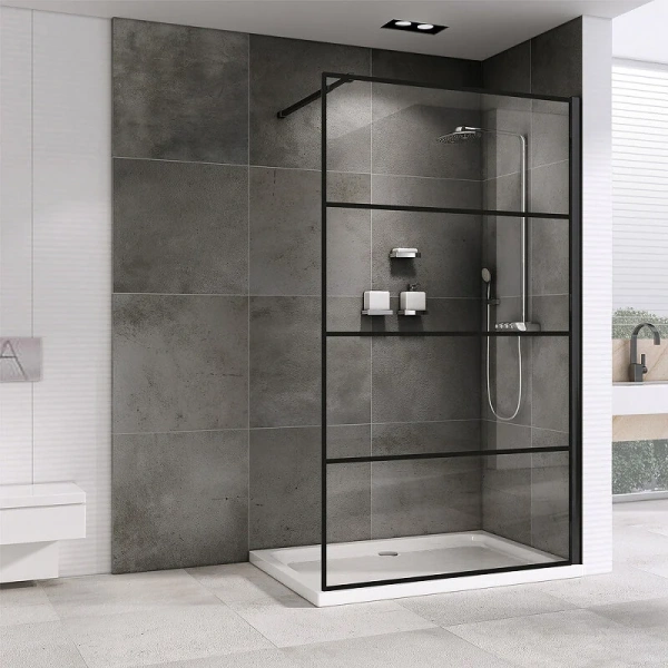 Душевая перегородка Abber Immer Offen 100 см стекло прозрачное - фото 4